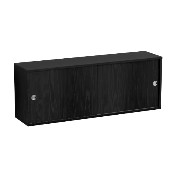 Brace wall cabinet Black Diamond Ash 1200 mm two sliding doors