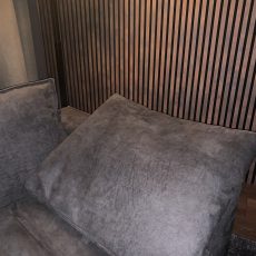 Ribbon-Design Corten i vardagsrum