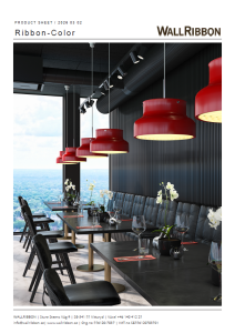 produktblads framsida för Ribbon-Color på engelska