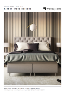 produktblads framsida för Ribbon-Wood Barcode på svenska