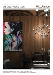 produktblads framsida för WS-Wood på engelska