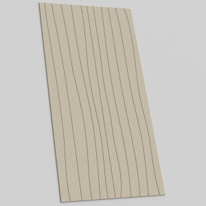 Akustikväggpanel med filtsort RecoSilent Sandstone med mönster Grass